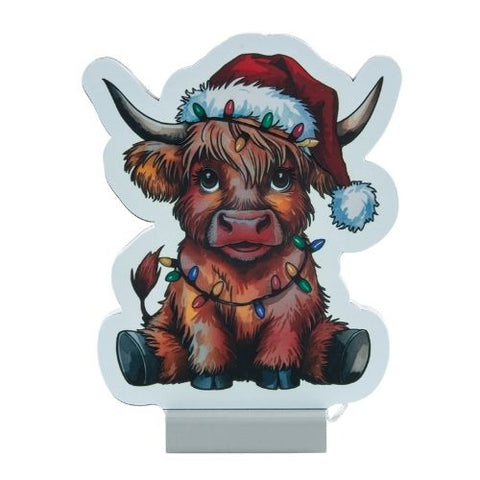 Décoration de vache illuminée