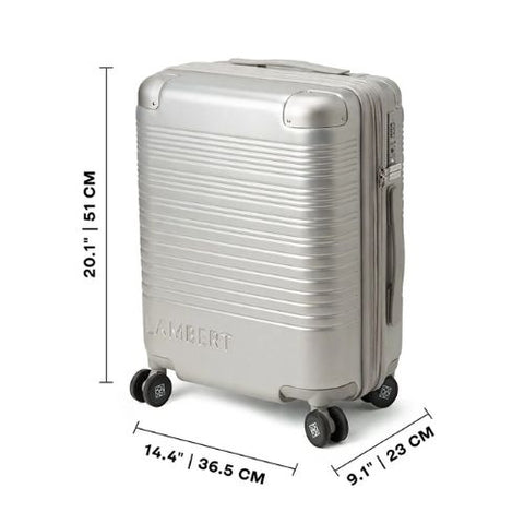 Valise de cabine extensible Berlin Silver - Lambert