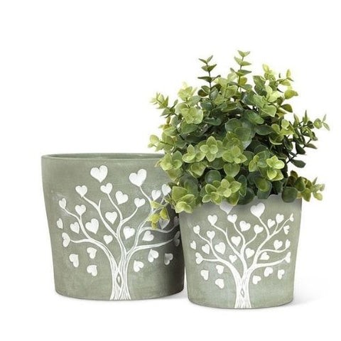 Vase décoratif avec motif d'arbre de vie