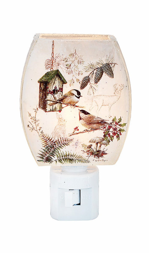 Veilleuse cabane à oiseaux