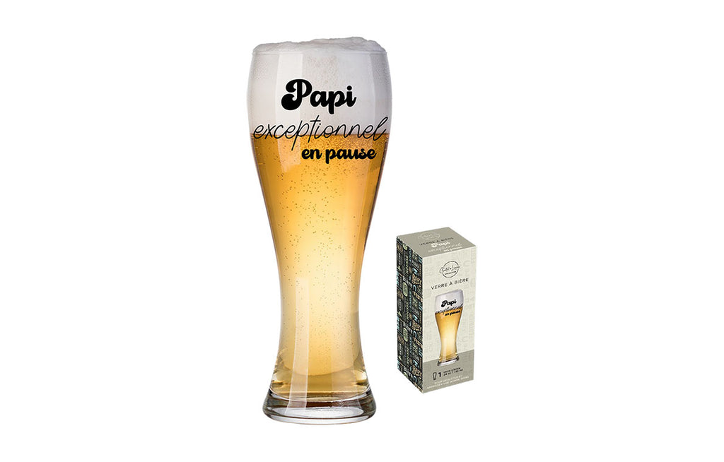 Verre à bière Papi – Collection Chantal Lacroix