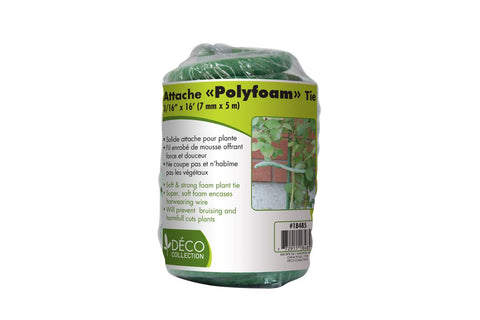Attache polyfoam pour plante