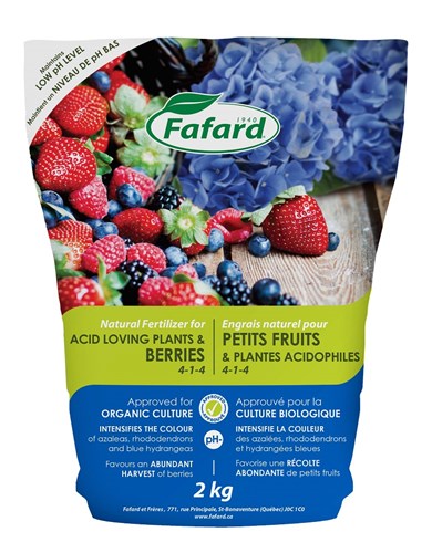 Engrais naturel petits fruits "Fafard" 4-1-4