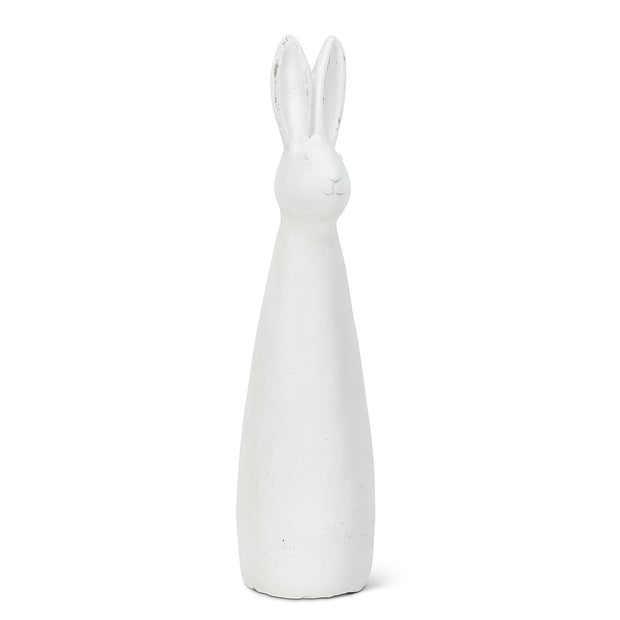 Figurine de lapin blanc et élancé