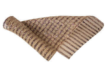 Rouleau de jute bronze