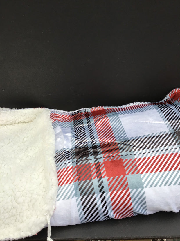 Couverture tartan en polyester