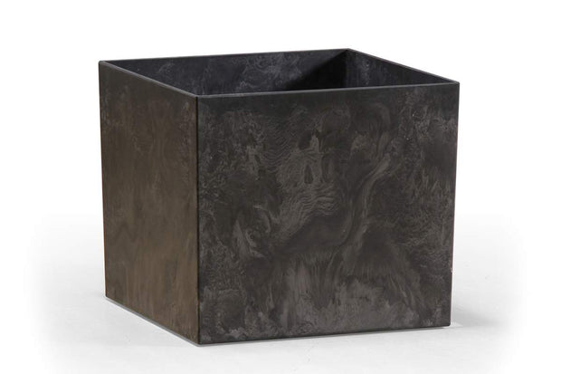 Pot carré "Kubik" noir