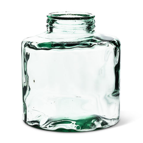 Vase en verre en forme de pot