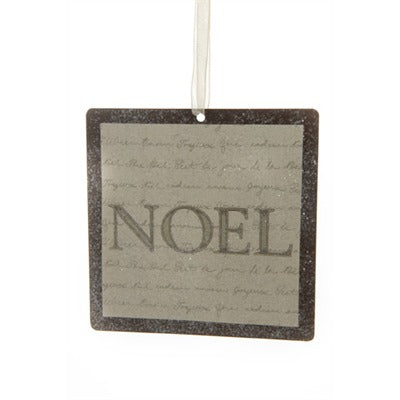 Ornement NOËL en fer brun