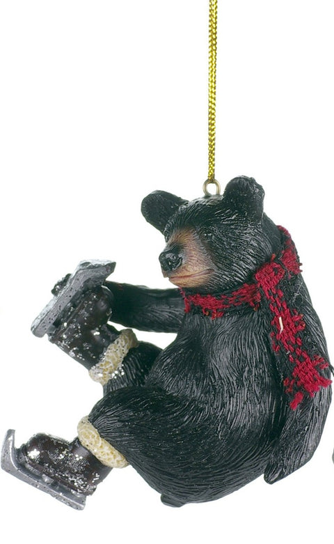 Ornement d'ours assis