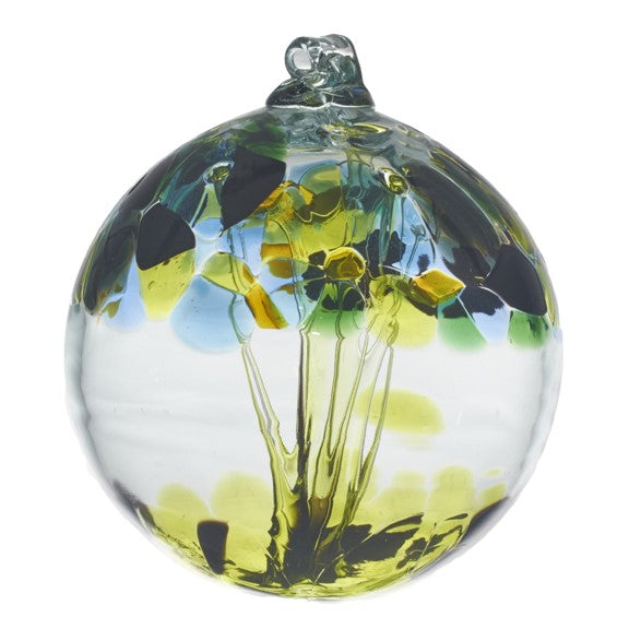 Boule en verre soufflé à arbre enchanté "Fraternité"