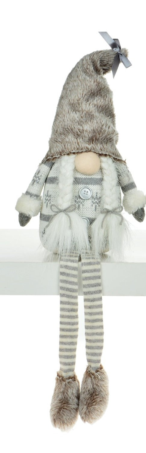 Gnome chapeau gris