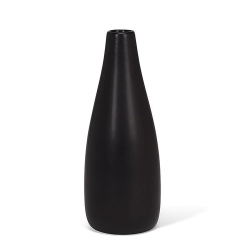 Vase en céramique noir