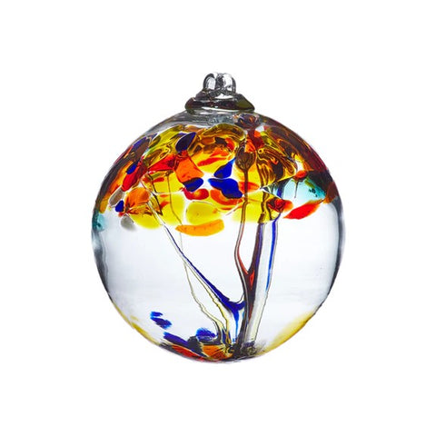 Boule en verre soufflé à arbre enchanté "Positif"