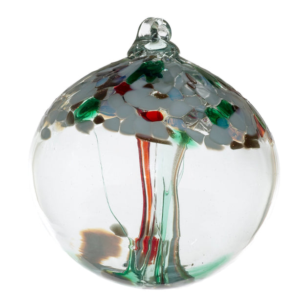Boule en verre soufflé à arbre enchanté "Noël"