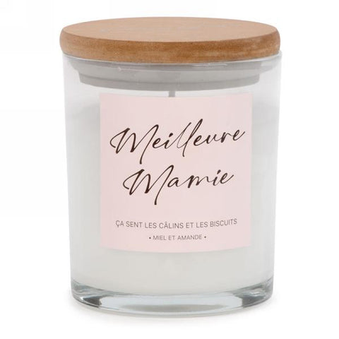 Chandelle parfumée "Meilleure mamie"