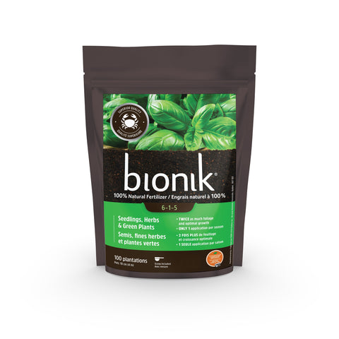 Engrais naturel pour semis, fines herbes et plantes d'intérieur "Bionik"
