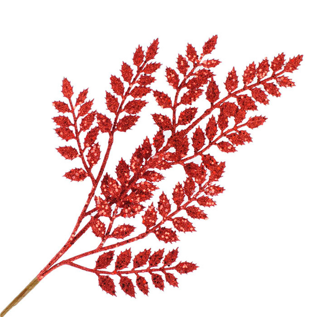 Tige de feuilles de houx décoratives