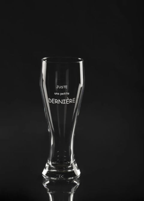 Verre à bière "Juste une petite dernière"