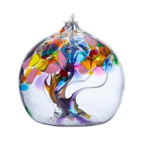 Lampe à l'huile en verre soufflé "Joie"