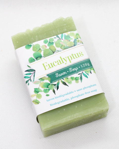 Savon à l'huile d'olive "Eucalyptus"