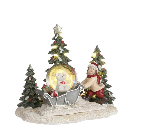 Décoration de scène d'hiver