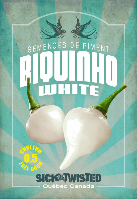 Semence de "Piment Fort Biquinho blanc"