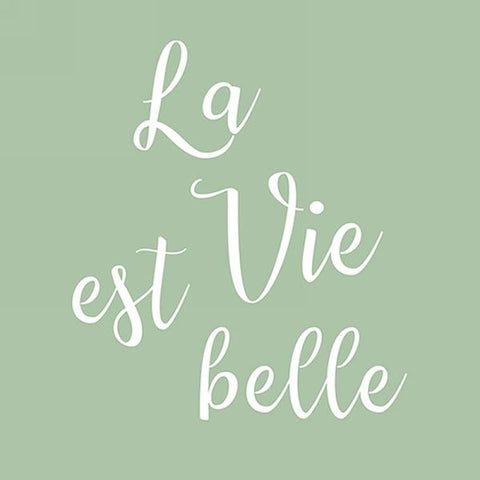 Serviette de table "La vie est belle"