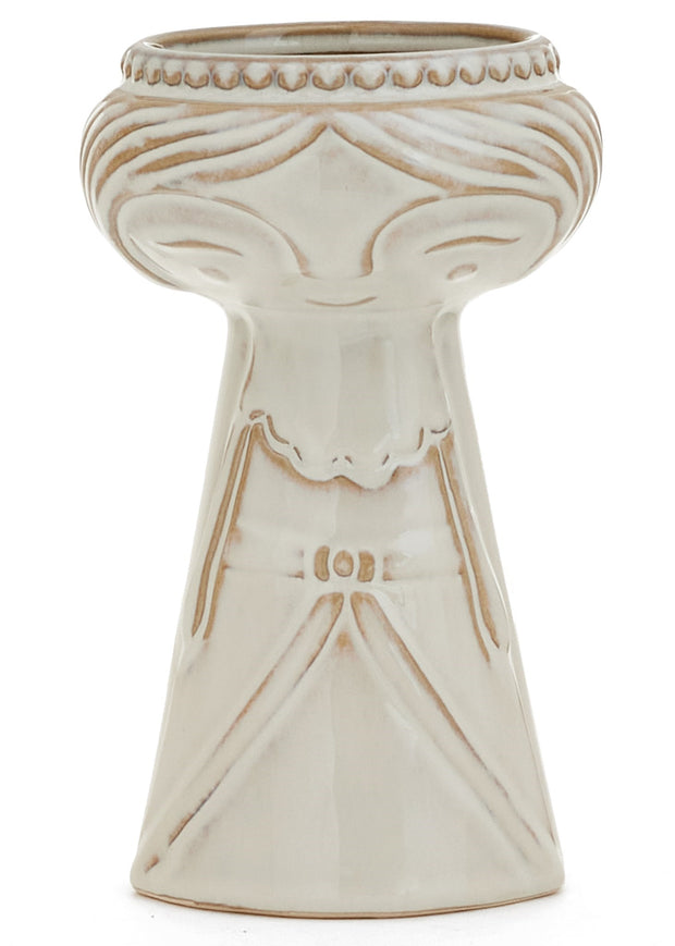Vase en céramique à motif de femme